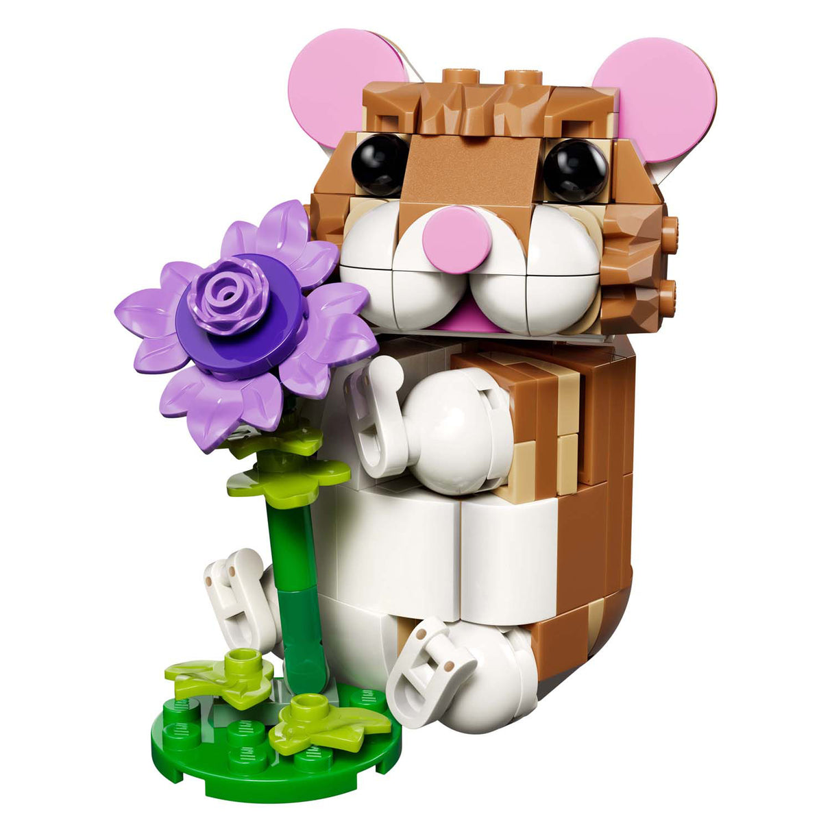Lego ® creator 3i1 sød hamster med blomst - 31376
