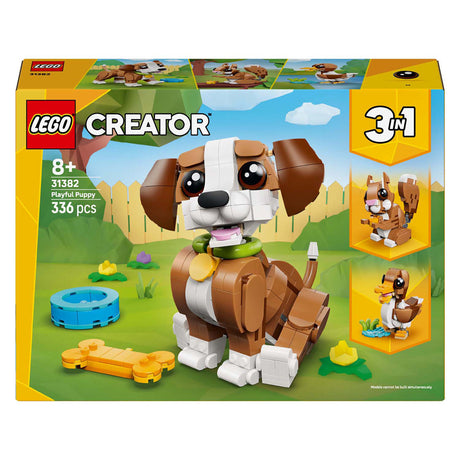 Lego ® creator 3i1 søde dyr: legende hvalp - dyresæt - konverter til et egern eller en and - 31382