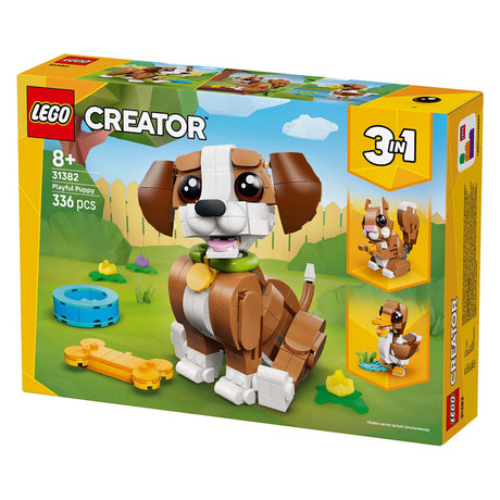 Lego ® creator 3i1 søde dyr: legende hvalp - dyresæt - konverter til et egern eller en and - 31382