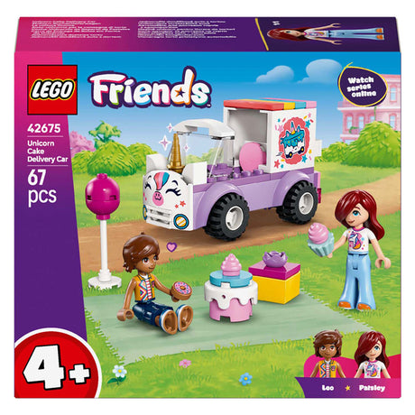Lego friends 42675 enhjørning kage leveringsbil