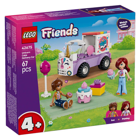 Lego friends 42675 enhjørning kage leveringsbil