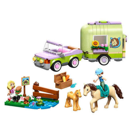 Lego friends 42695 trailer med hest og føl