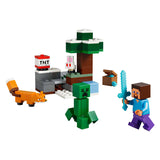 Lego Minecraft Steve's Taiga Adventure-videospilbyggesæt til børn - 21583