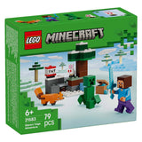 Lego Minecraft Steve's Taiga Adventure-videospilbyggesæt til børn - 21583