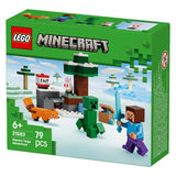 Lego Minecraft Steve's Taiga Adventure-videospilbyggesæt til børn - 21583