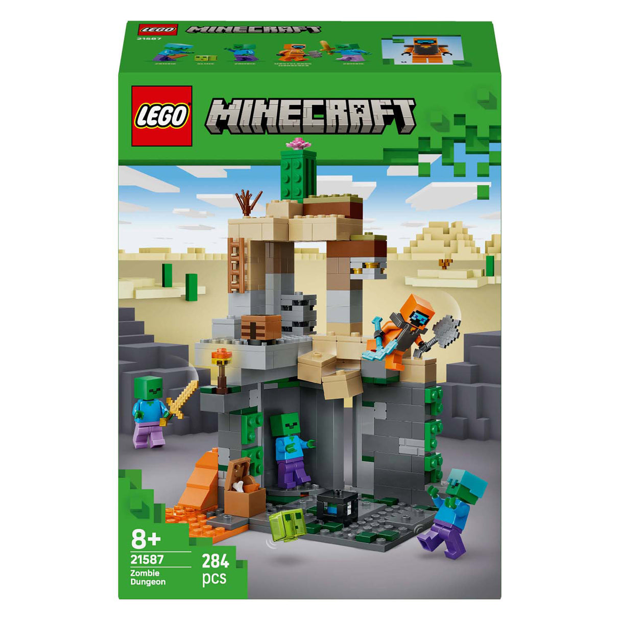 Lego minecraft 21587 zombie fangehul