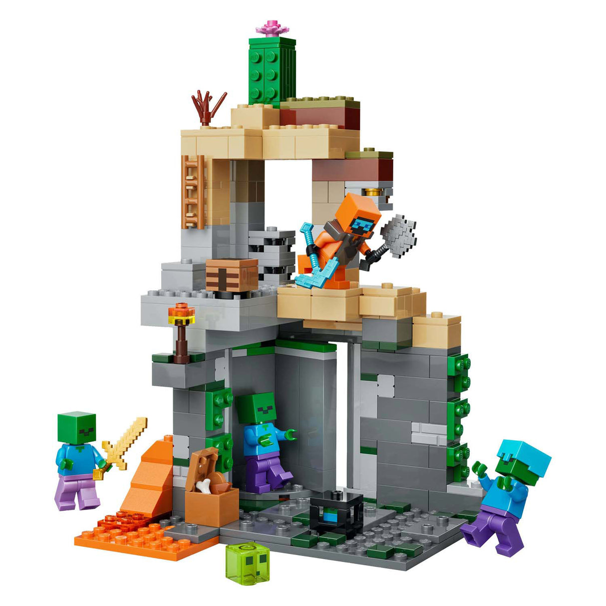 Lego minecraft 21587 zombie fangehul