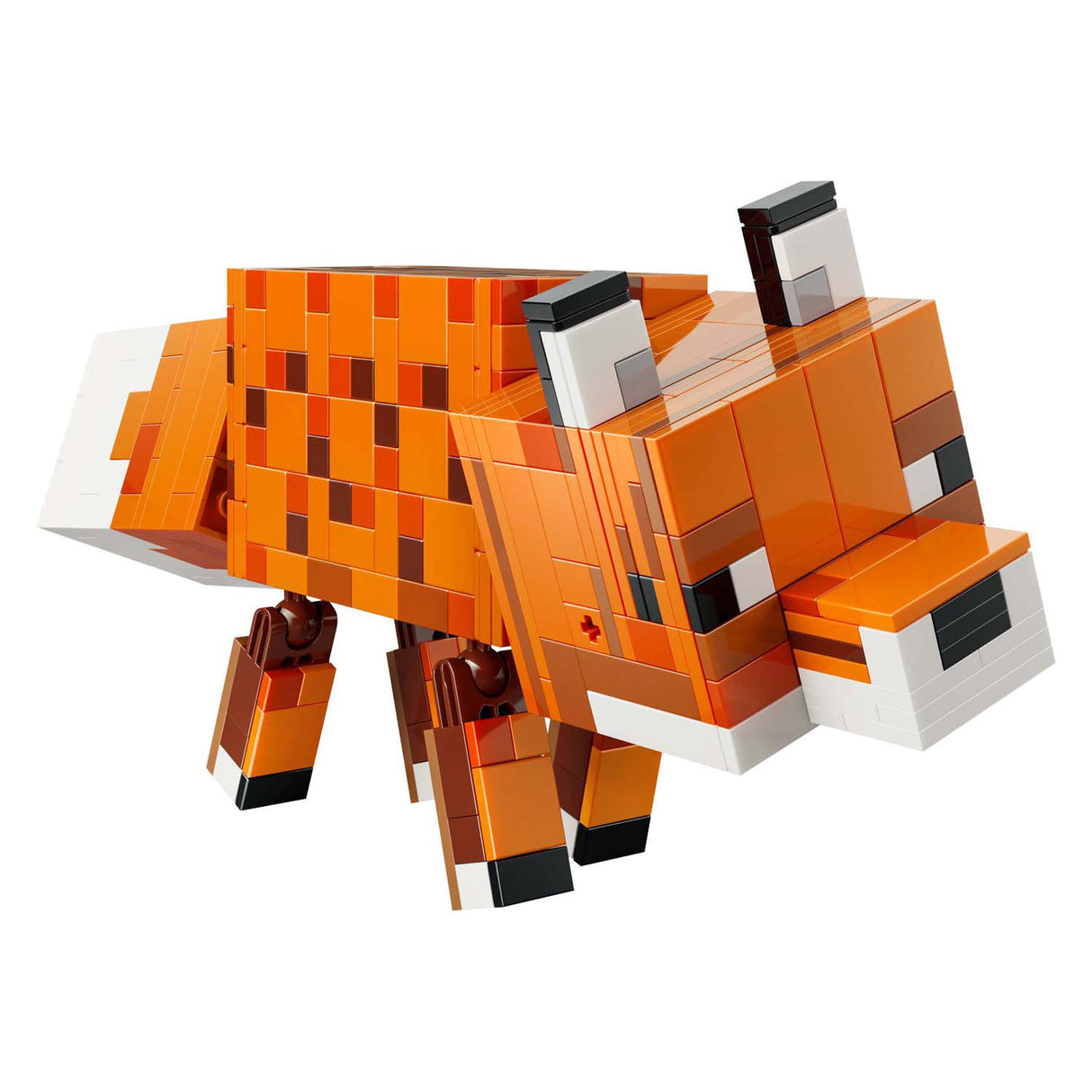 Lego minecraft ræven børnehave dekoration og dyrelegetøj til børn - 21588