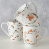 Boltze home kop rubin robin 330ml porcelæn