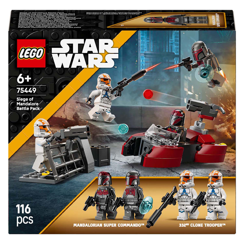 Lego star wars siege of mandalore kamppakke - gave til drenge fra 6 år - 75449