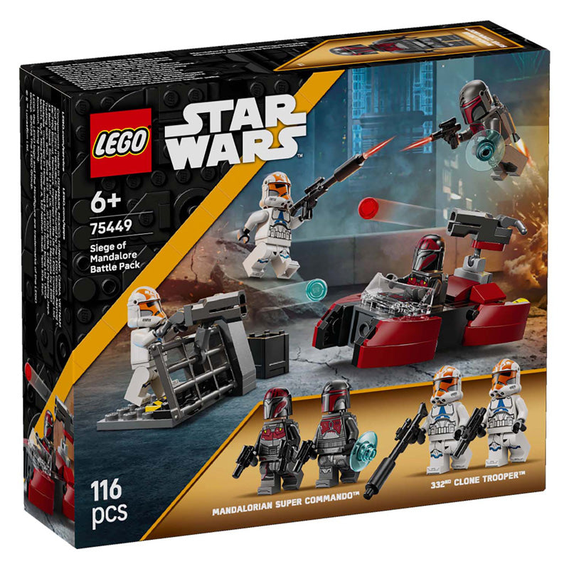 Lego star wars siege of mandalore kamppakke - gave til drenge fra 6 år - 75449
