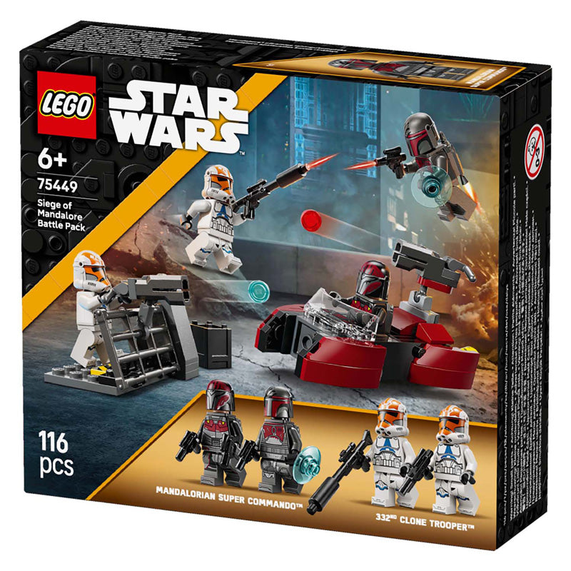 Lego star wars siege of mandalore kamppakke - gave til drenge fra 6 år - 75449