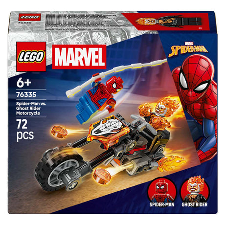 Lego super heroes 76335 marvel spider-man vs. ghost rider motorcykel