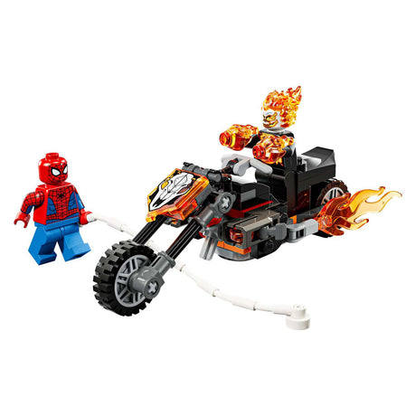 Lego super heroes 76335 marvel spider-man vs. ghost rider motorcykel