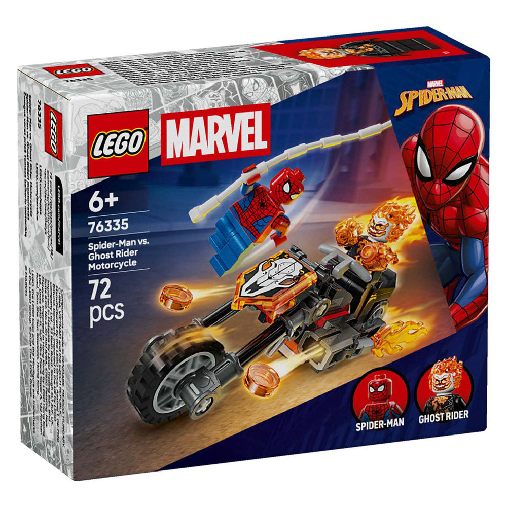 Lego super heroes 76335 marvel spider-man vs. ghost rider motorcykel