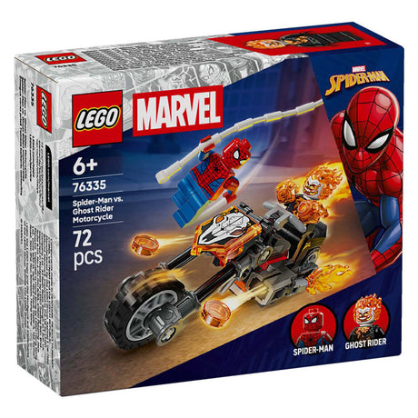 Lego super heroes 76335 marvel spider-man vs. ghost rider motorcykel