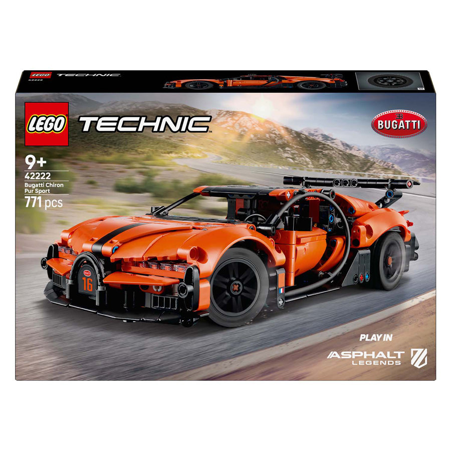 Lego technic 42222 bugatti chiron pur sport hypercar