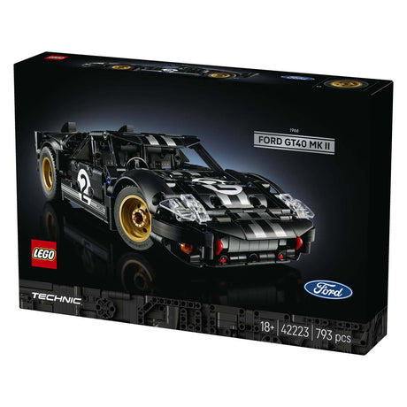 Lego technic 42223 1966 ford gt40 mkii racerbil