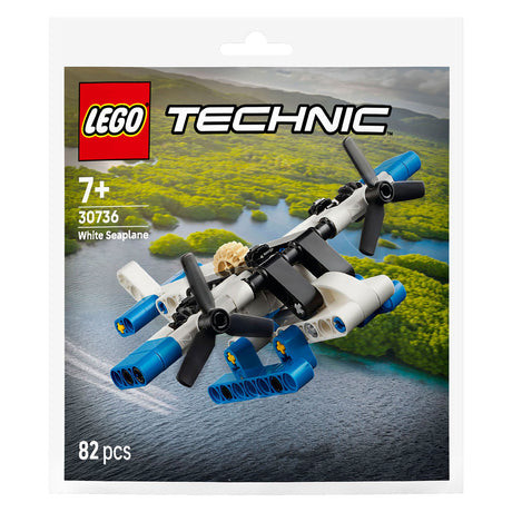 Lego technic 30736 wit watervliegtuig