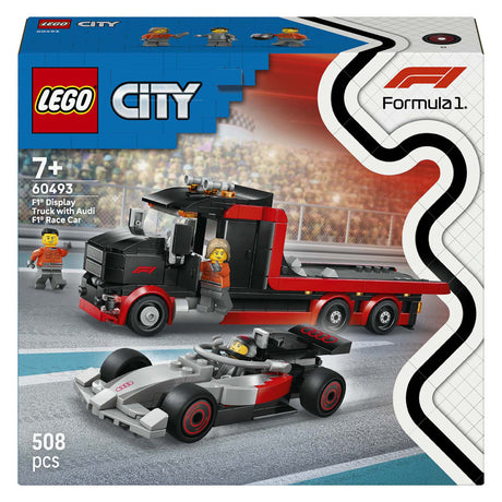 Lego ® City F1® Display Truck med Audi F1® Racing Car - 60493