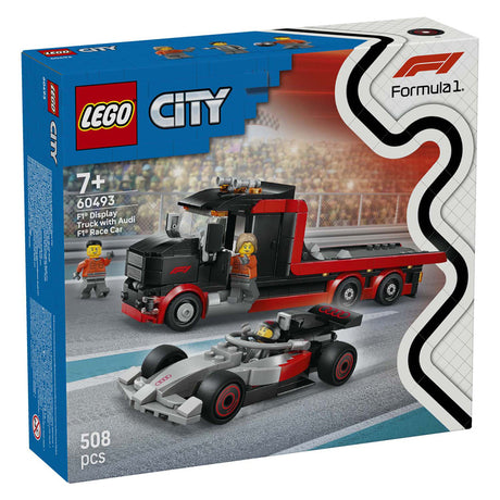 Lego ® City F1® Display Truck med Audi F1® Racing Car - 60493