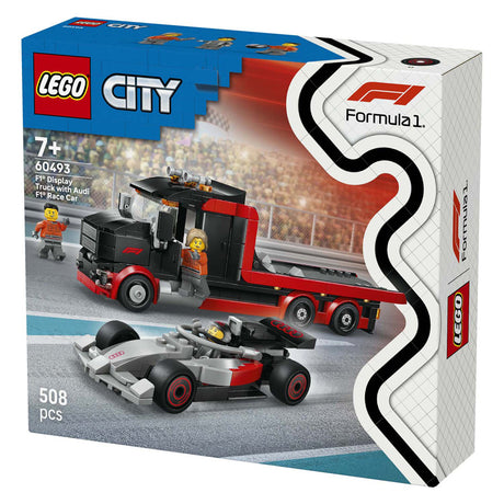 Lego ® City F1® Display Truck med Audi F1® Racing Car - 60493