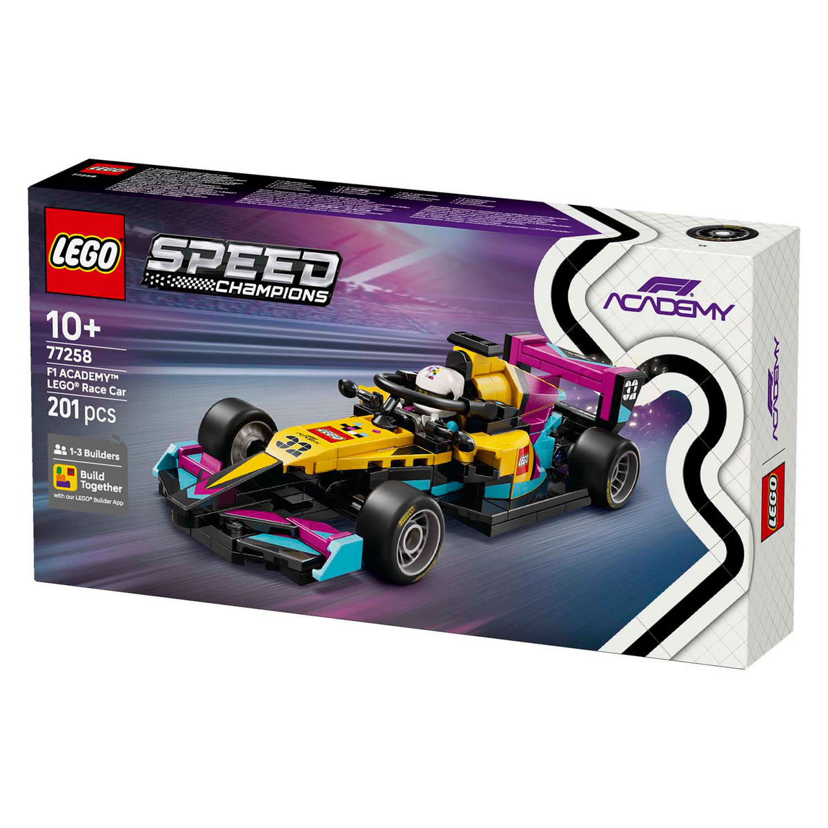 Lego speed champions 77258 f1 akademi racerbil
