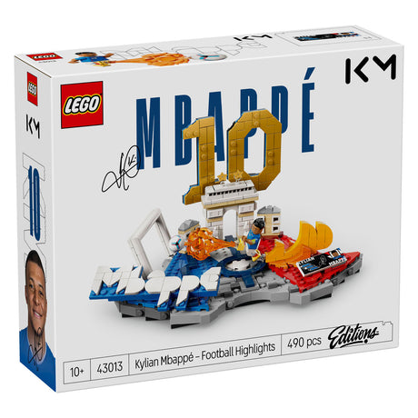 Lego editions kylian mbappé – fodbold højdepunkter fodboldlegetøj til børn - 43013
