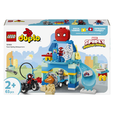 Lego Duplo ǀ Marvel Team Spidey Headquarters byggesæt til børn og dekoration 10464