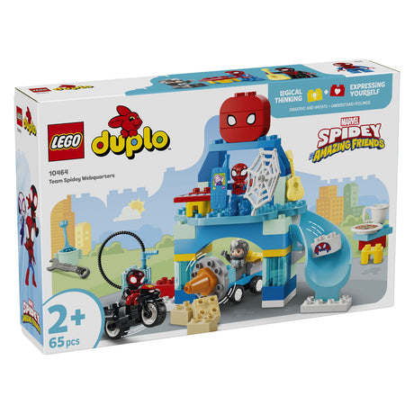 Lego Duplo ǀ Marvel Team Spidey Headquarters byggesæt til børn og dekoration 10464