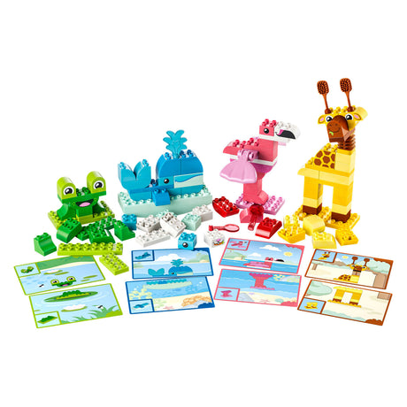 Lego duplo dierenbouwspel educatief montessori speelgoed voor kinderen met dieren figuren 10472
