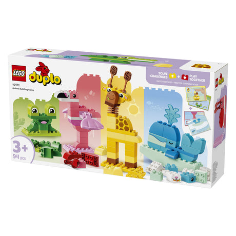 Lego duplo dierenbouwspel educatief montessori speelgoed voor kinderen met dieren figuren 10472
