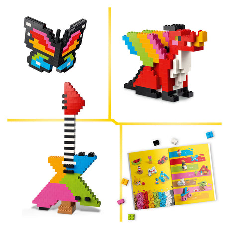 Lego klassiske farverige kreative klodser kreativt legetøj til håndværk til børn 11045