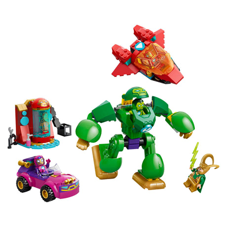 Lego ® ǀ Marvel Iron Man og hans fantastiske venner Loke mod Team Iron Man - gave til børn fra 4 år - 11211