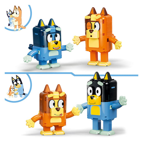 Lego bluey bygbare figurer af bluey og hendes familiebyggesæt til børn 11217