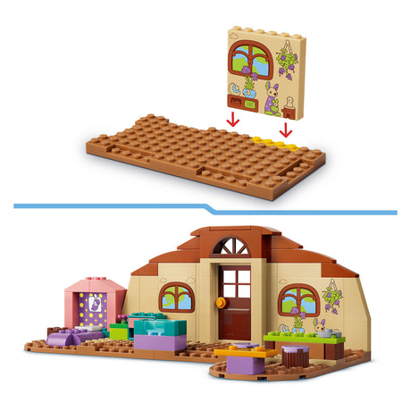 Lego blå skole med rustent og blåt legetøj til småbørn og førskolebørn 11221