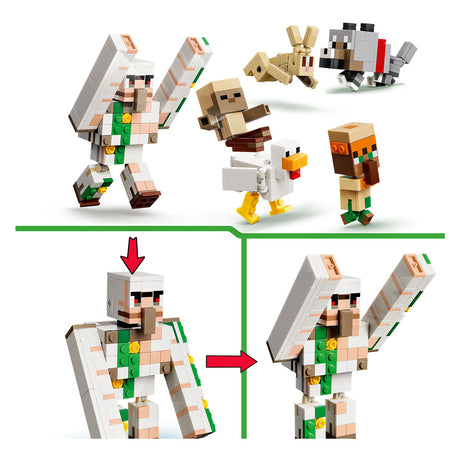 Lego minecraft chicken rider desert attack legetøj til børn med figurer 21592