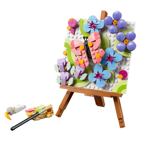 Lego creator 3i1 blomstermaleri blomster legetøj til børn og børnehave dekoration 31390