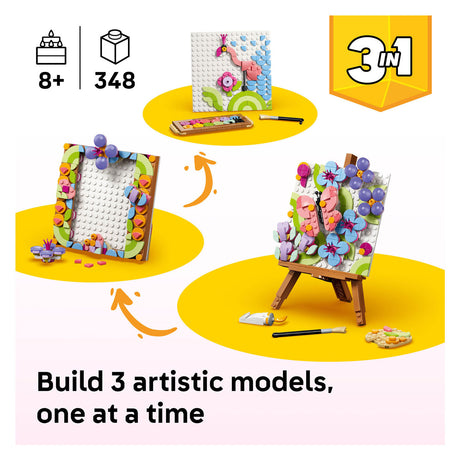 Lego creator 3i1 blomstermaleri blomster legetøj til børn og børnehave dekoration 31390