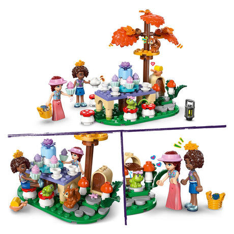 Lego friends theekransje in het bos speelgoed voor kinderen en kinderkamer decoratie 42690