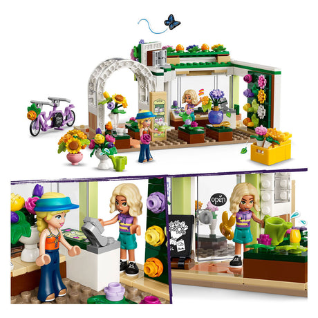 Lego friends kreative blomsterbutik byggesæt til børn med blomster og legetøjsbutik 42693
