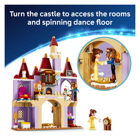 Lego ǀ disney prinsesse skønhedens fortryllede slot og udyret byggesæt til børn 43289