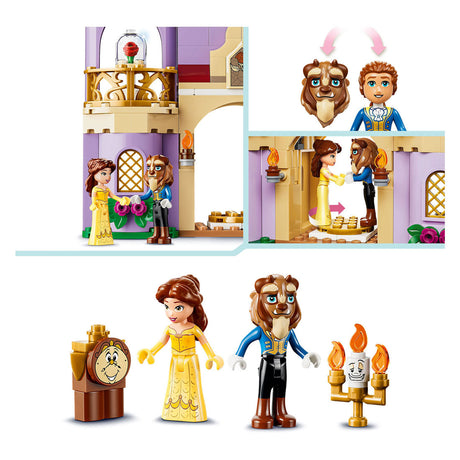 Lego ǀ disney prinsesse skønhedens fortryllede slot og udyret byggesæt til børn 43289