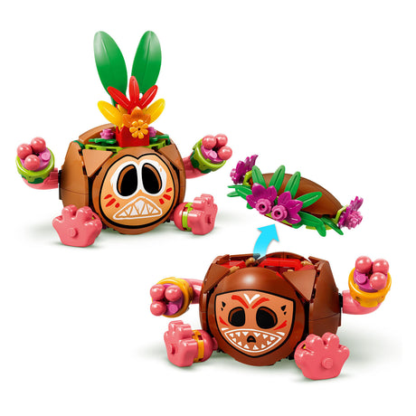Lego ǀ disney vaiana kakamora byggebart kokoslegetøj til børn 43293