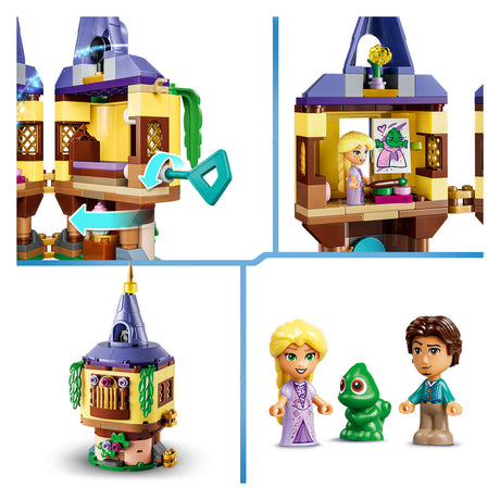 Lego ǀ disney princess rapunzels minitoren toren bouwpakket voor kinderen 43294