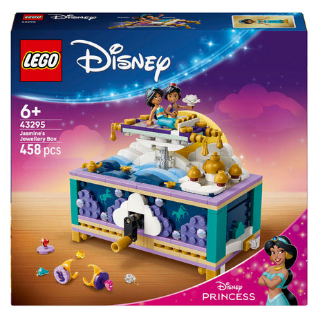 Lego ǀ disney princess jasmines smykkeskrin, der kan bygges legetøj til børn 43295
