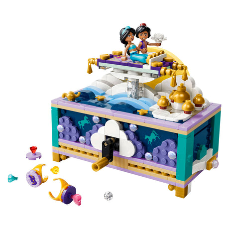 Lego ǀ disney princess jasmines smykkeskrin, der kan bygges legetøj til børn 43295