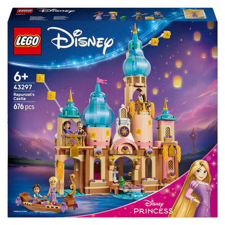 Lego ǀ disney prinsesse rapunzels slot bygbart legetøj til børn og dekoration 43297