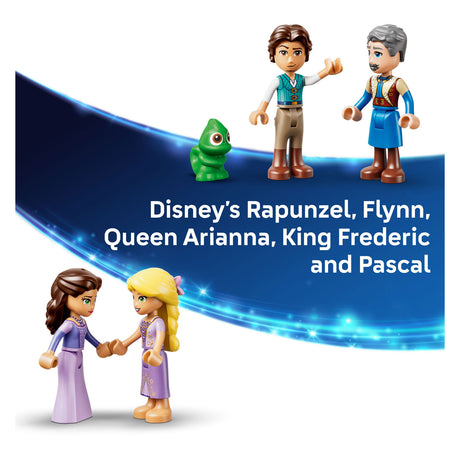 Lego ǀ disney princess rapunzels kasteel bouwbaar speelgoed voor kinderen en decoratie 43297