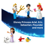 Lego ǀ Disney Princess Ariels Royal Wedding Boat byggesæt til børn med 7 figurer 43299